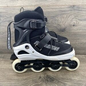 PAPAISON Black White Inline Roller Skates Men's Size 5- 7.5